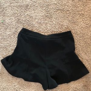 Black flowy shorts
